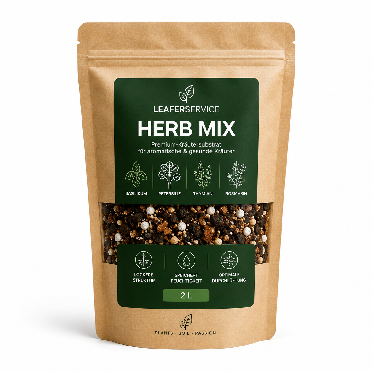 LEAFer Herb Mix – Premium Kräutersubstrat