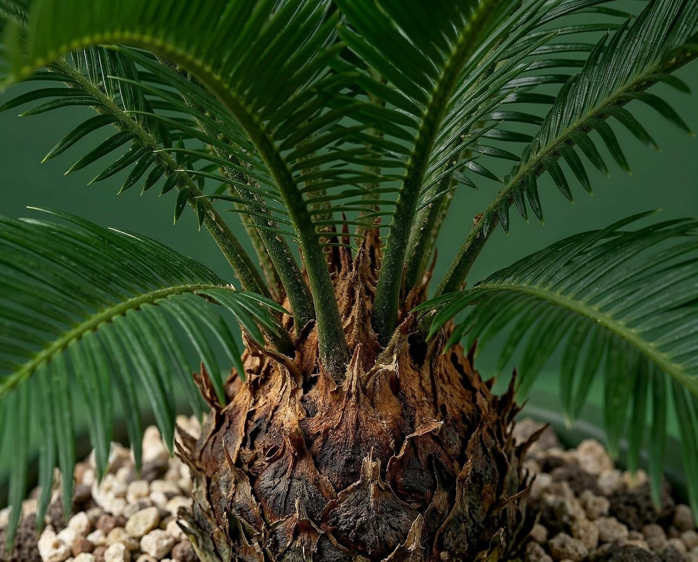Cycas revoluta Palmfarn - Urzeitpflanze mit palmenartiger Blattkrone