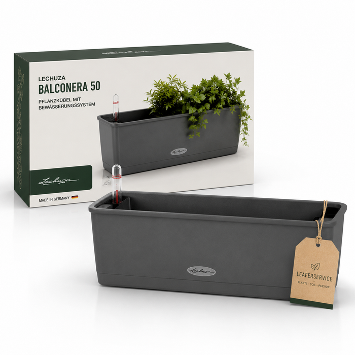 LECHUZA BALCONERA – Pflanzkasten mit Bewässerungssystem | Standard & Cottage | Verschiedene Größen & Farben