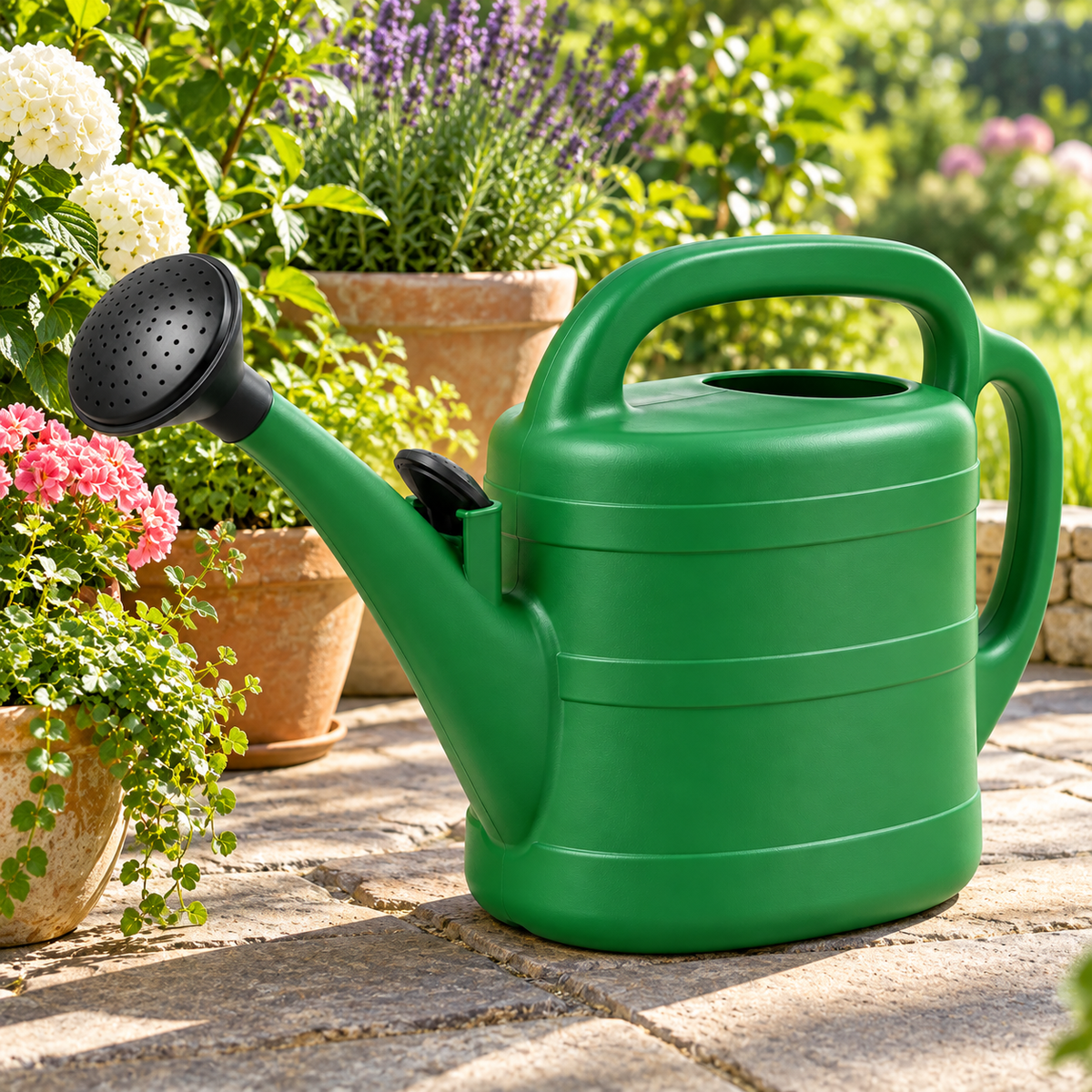GELI Capri Blumengießkanne – 1,3 L, Eukalyptus