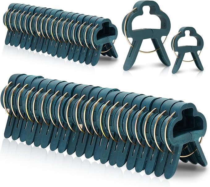 KINGLAKE Pflanzenclips – 60 Stück, 2 Größen