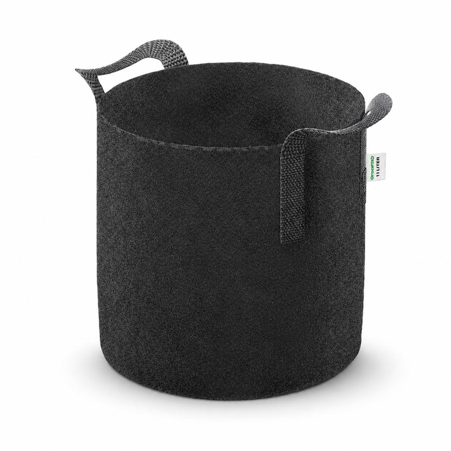 GrowPro Pflanzsack 1 Liter schwarz - LEAFers