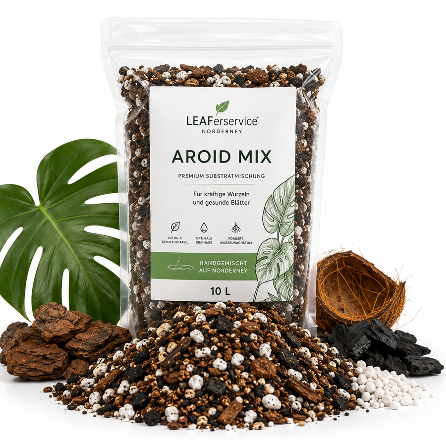 LEAFer Aroid Mix – luftiges Premium-Substrat für Monstera, Philodendron & Epipremnum