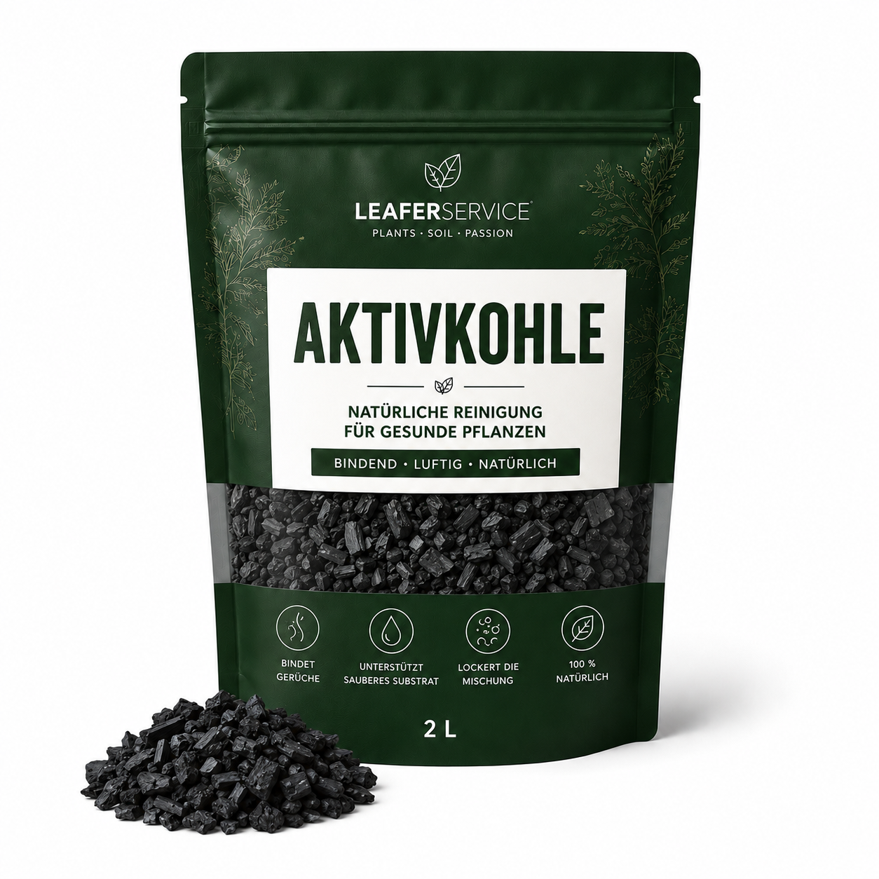LEAFerAktivkohle™ Premium-Aktivkohle