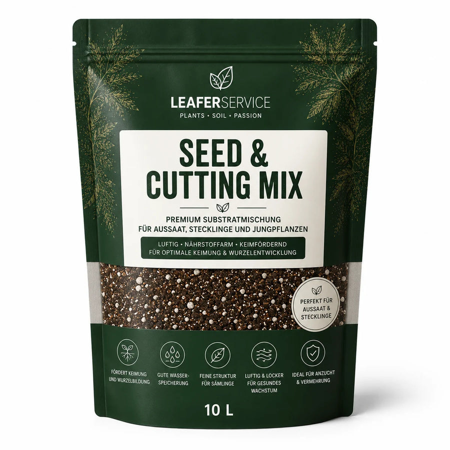 Seed & Cutting Mix – Substrat für Aussaat und Stecklinge, LEAFerservice Beispielverpackung 10 Liter