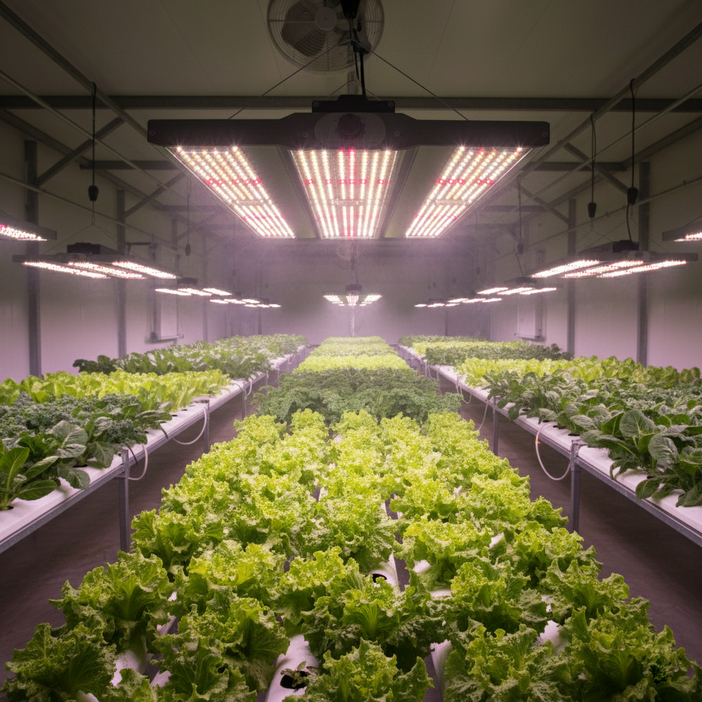 NEUSIUS FLORIS Grow 150W in der Gemüsezucht