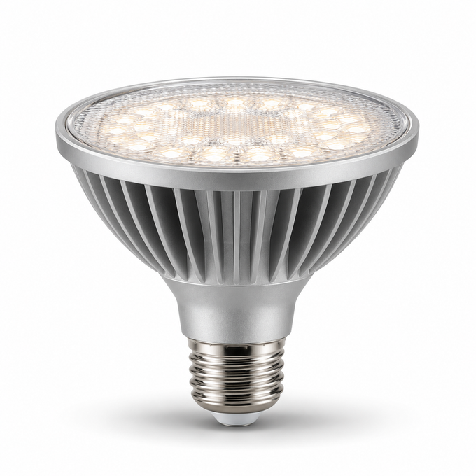 Venso Grow Light Cultura E27 – Studio-Visualisierung auf hellem Hintergrund