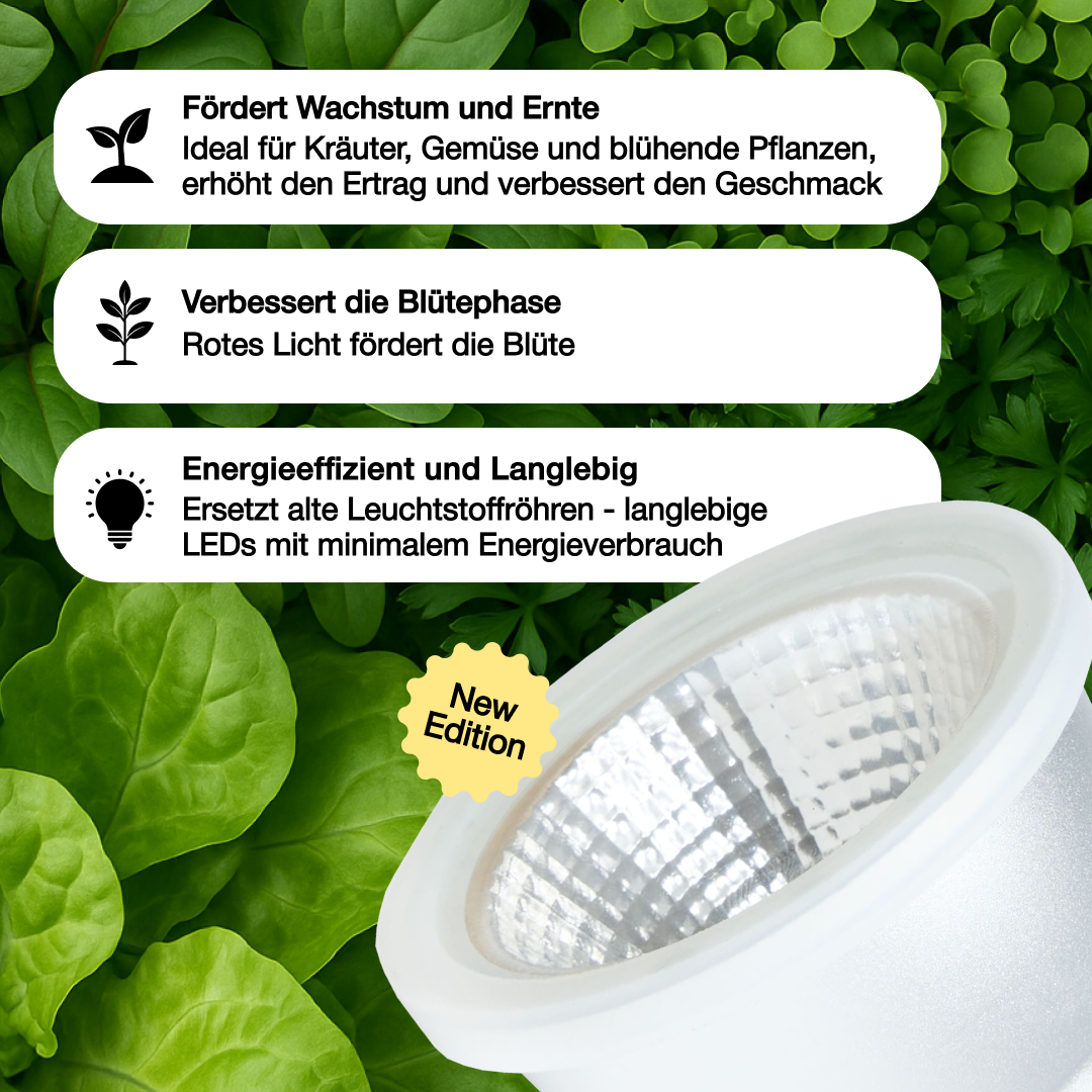VENSO Grow Light Cultura Originalprodukt 7 W
