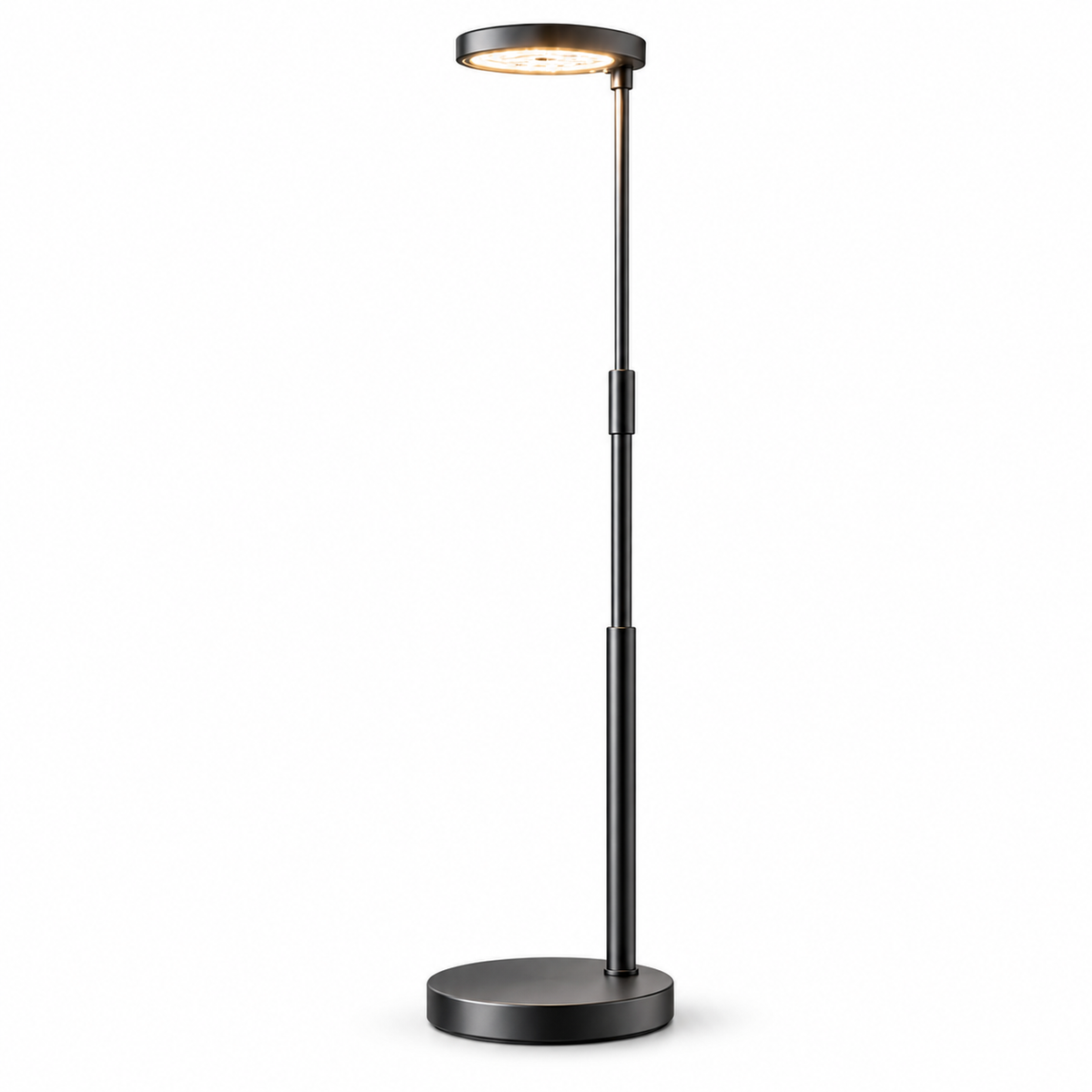 Venso SUNLiTE XL 25W LED-Pflanzenlampe – höhenverstellbare schwarze Pflanzenleuchte im Studio